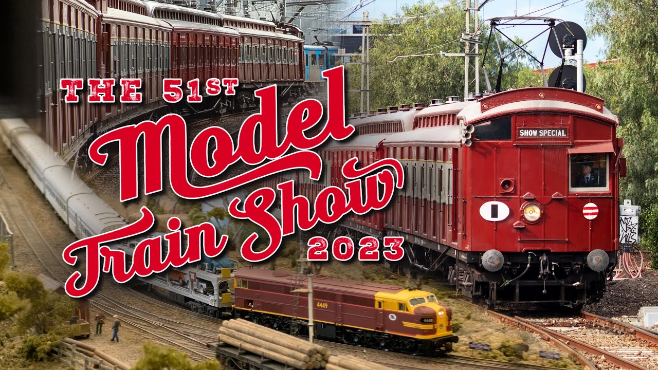 Model Trains Big and Small! | AMRA Model Train Show / Steamrail / Tait Shuttles 2023