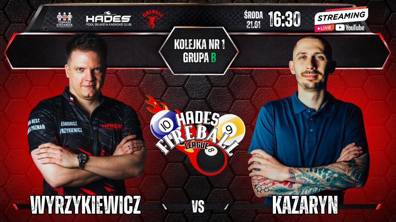 Hades Fireball League - Wyrzykiewicz vs Kazaryn // Grupa B - kolejka nr.1