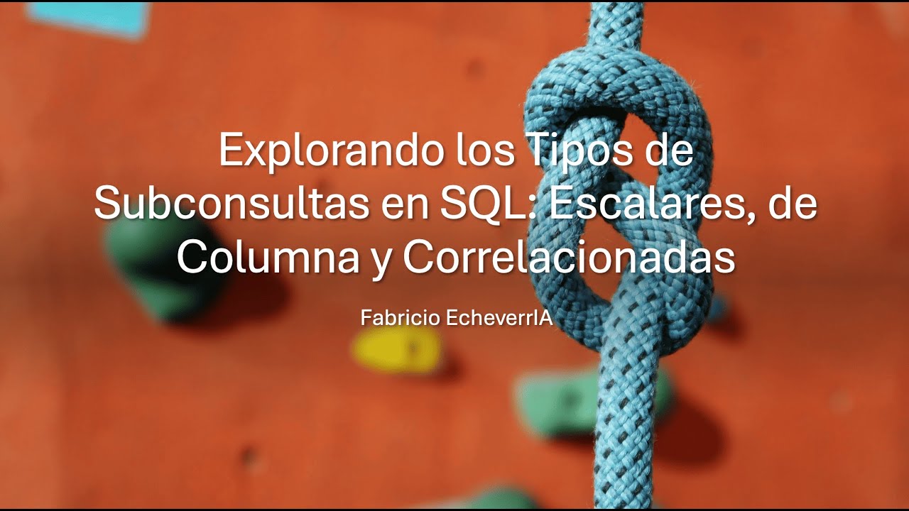 Explorando los Tipos de Subconsultas en SQL