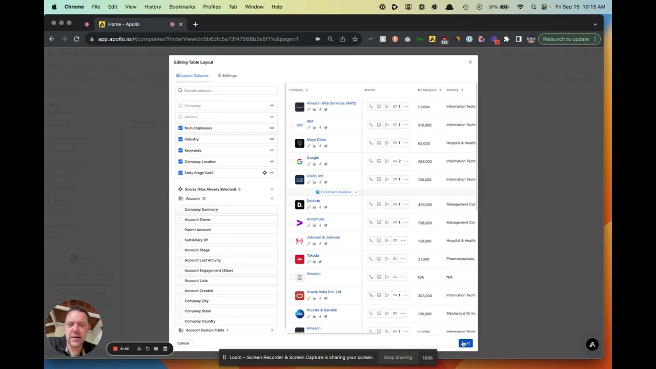 Creating a Custom Account Scoring Model in Apollo.io