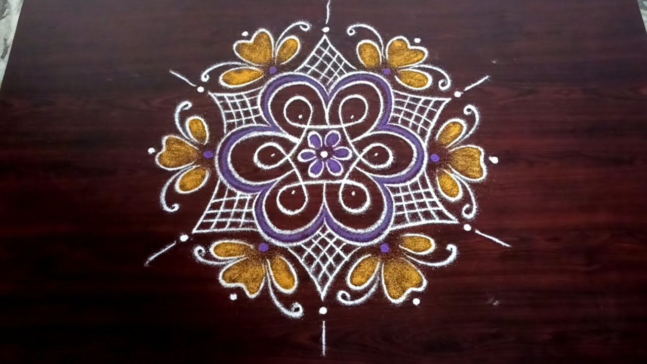 🌺 Margazhi kolam🌺 Pongal 2025 rangoli // Danurmasam rangoli // Festival Big rangoli // Latha kolam