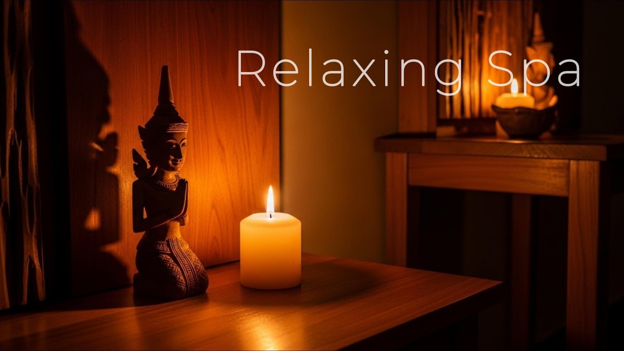 Sunset Thai Spa Massage 🌅 Ocean Waves with Gentle Tropical Birds