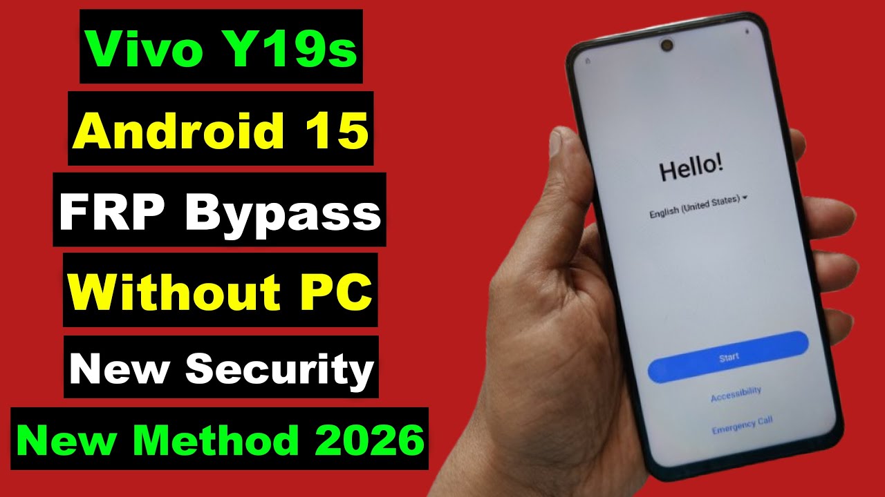 Vivo Y19S FRP Bypass 2026 Android 15 | Vivo Y19S FRP Unlock 2026 Android 15 | New Security 2026