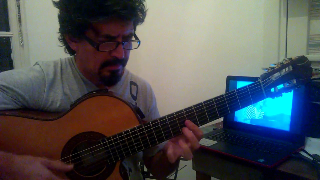 Salir de la melancolia arreglo para guitarra sola Guille Martel