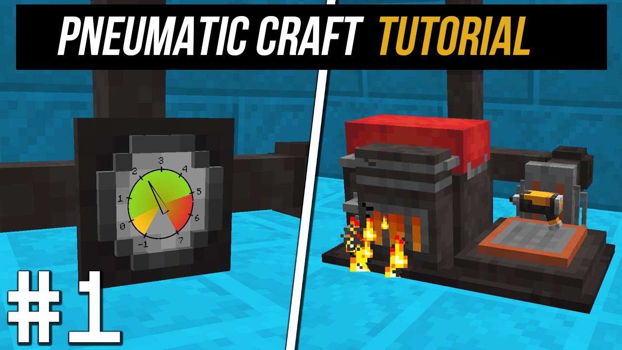 Пневматическое ремесло. Часть 1. Основы. Учебник/руководство 1.20.1 (minecraft java edition)