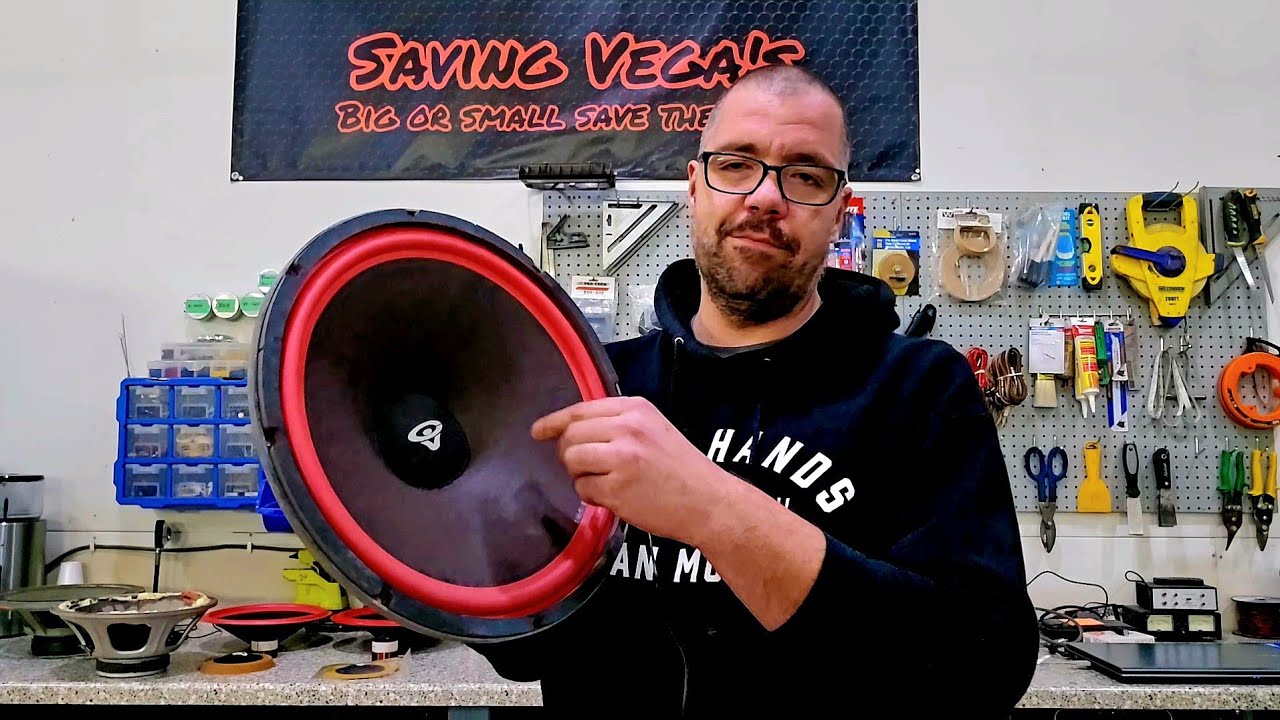 Reconing My Cerwin-Vega! D-9 Woofer