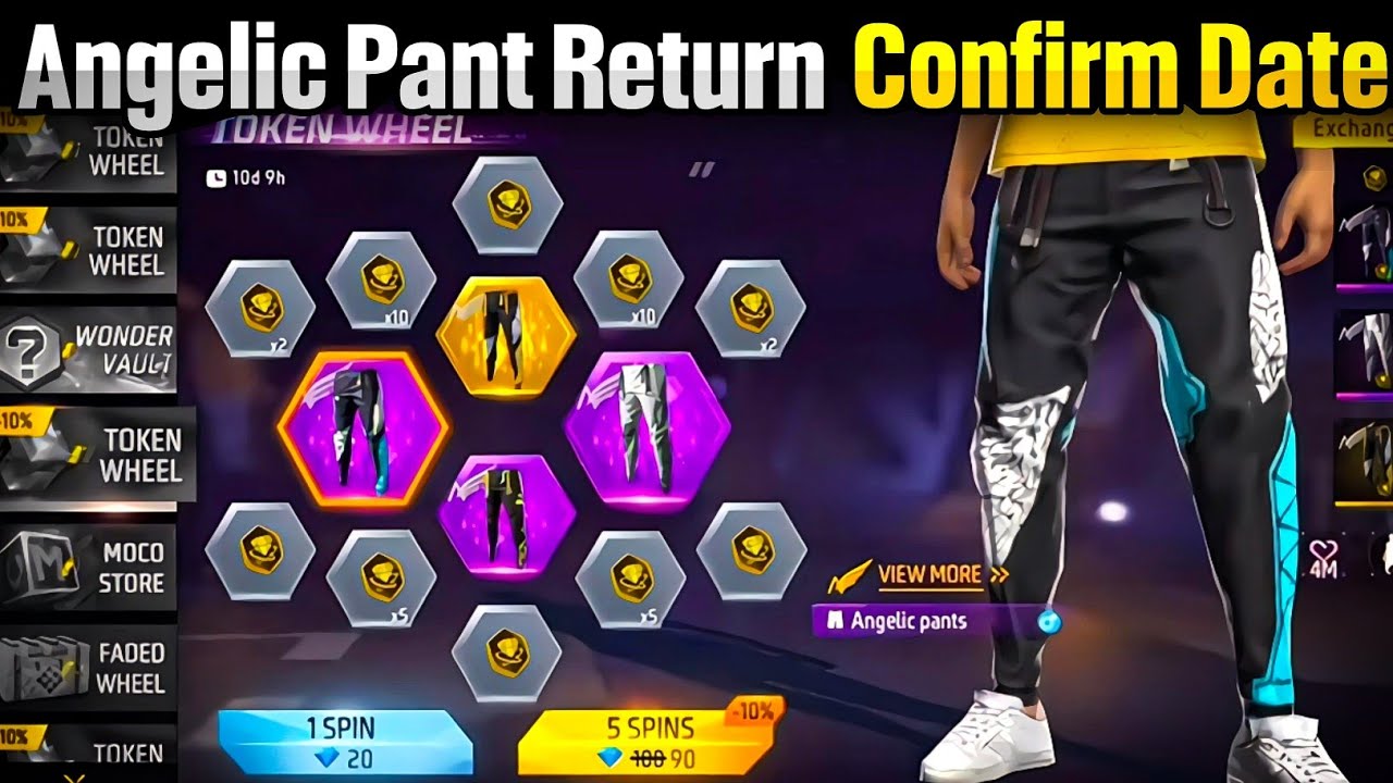 Angelic Pant Return 2026🔥🤯 | Angelic Pant Return Date | Free Fire Next Universal Ring Event