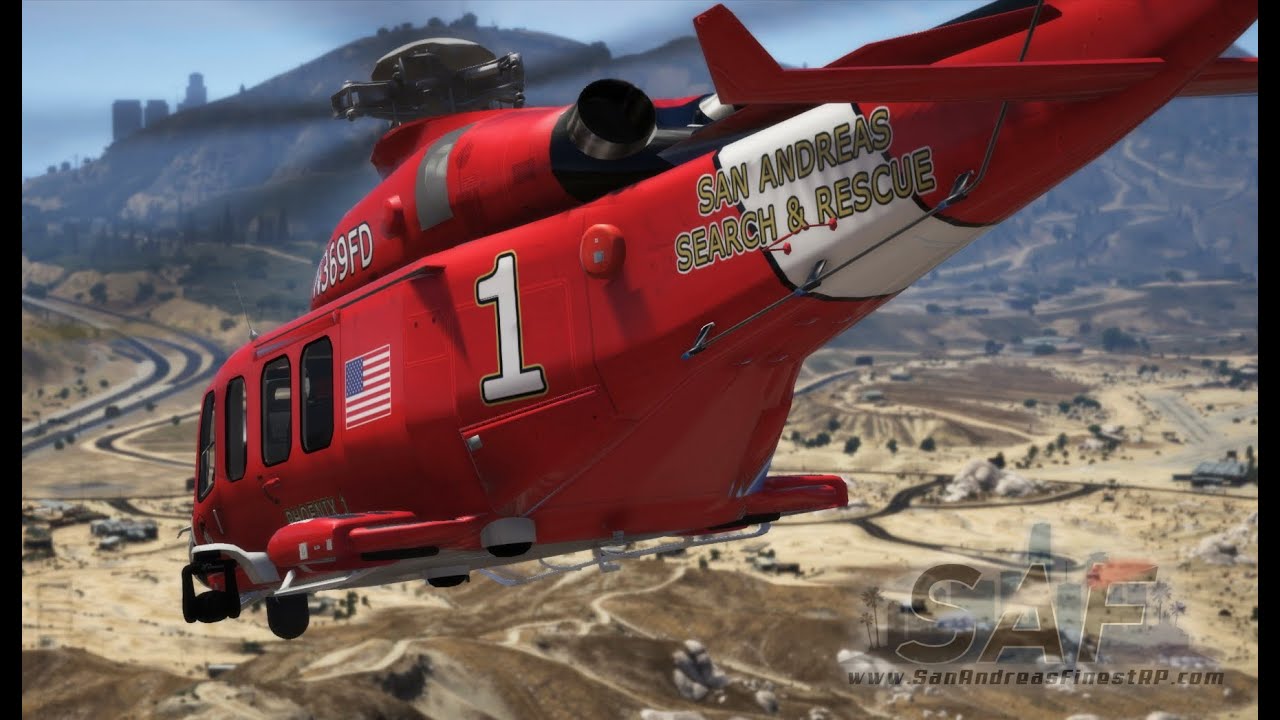 SAR Rescue Mission, a Medic Down and Burger Shot Standoff!  [FiveM RP] - Twitch Live Stream 2/26