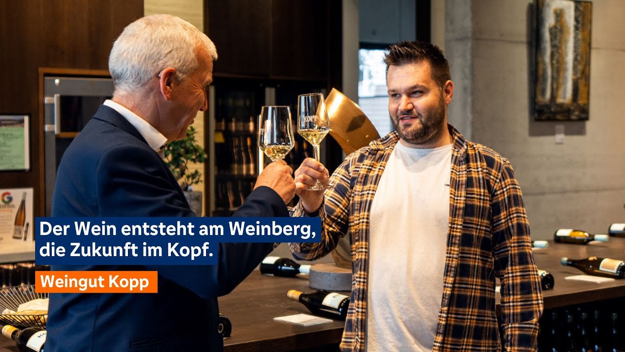 Weingut Kopp: Der Wein entsteht am Weinberg, die Zukunft im Kopf.