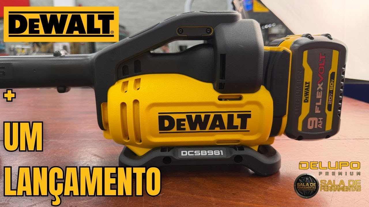 LANÇAMENTO DEWALT DCSB981B A MAQUINA QUE FALTAVA NA  SUA CASA.