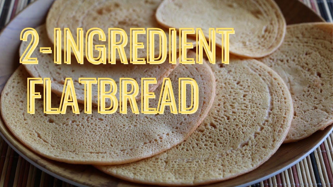 No Oil Red Lentil Flat Bread-2 Ingredients