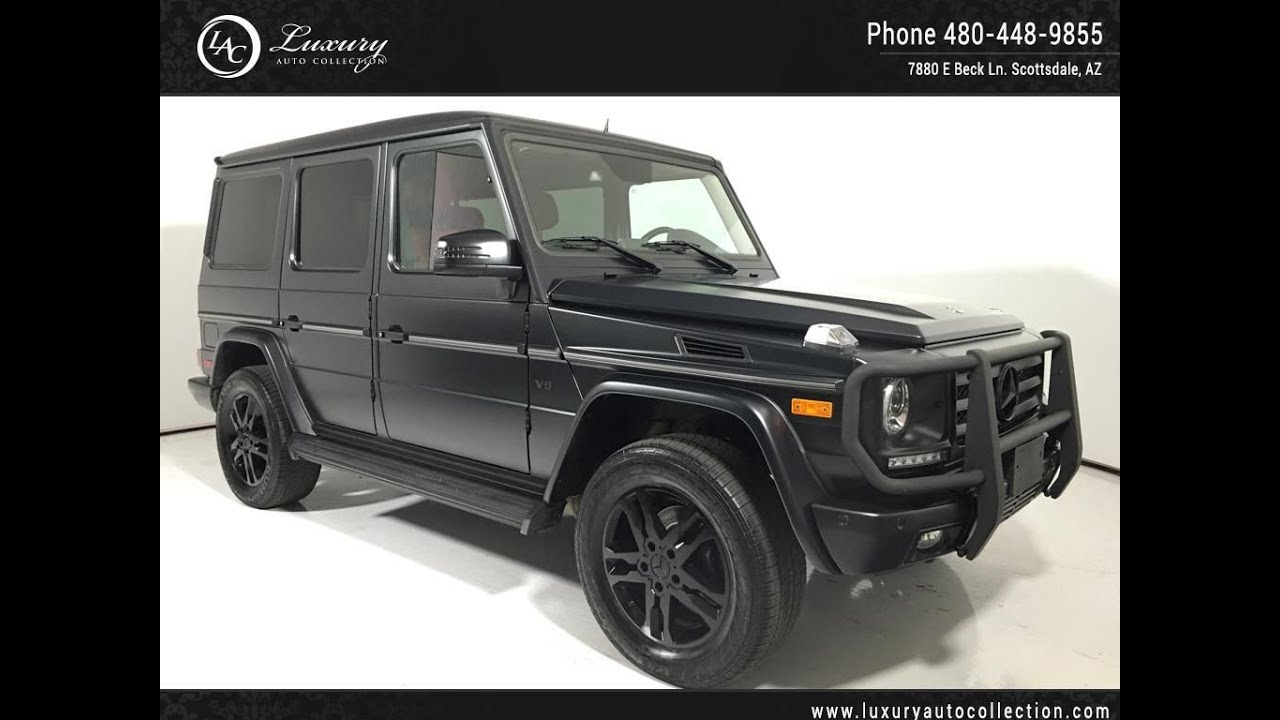 2015 Mercedes-Benz G-Class G550 Matte Black | Luxury Auto Collection