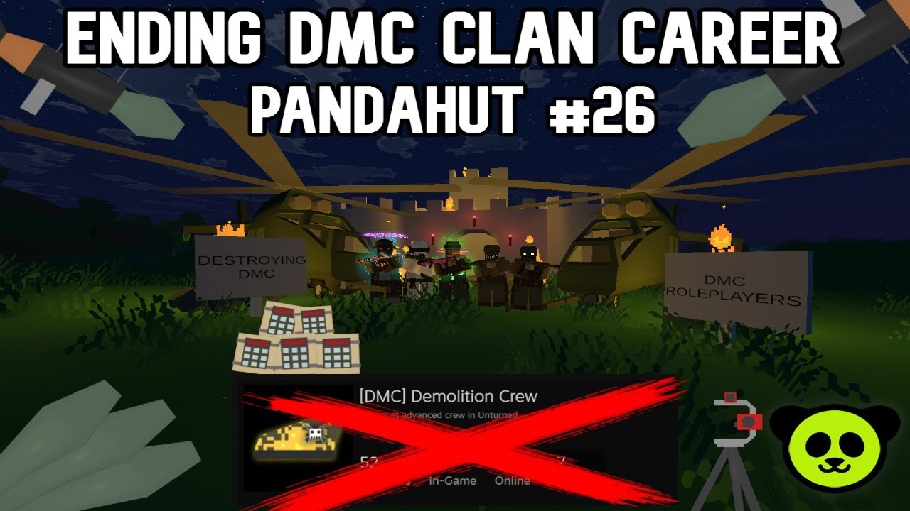 UNTURNED | Ending DMC CLAN Career | Pandahut #26