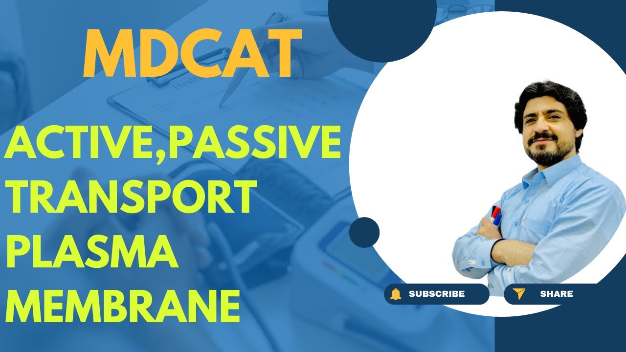 MDCAT Biology Active, Passive Way Plasma Membrane Part 2