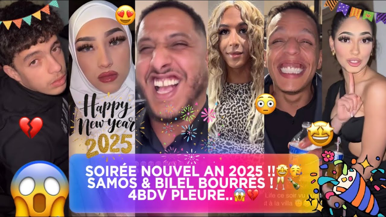 NASDAS & Co.🦅[EP.153🍿] SOIRÉE NOUVEL AN 2025 !!🤩• 4BDV en PLEURE !!💔😱• SAMOS & BILEL BOURRÉS !🤢🔞
