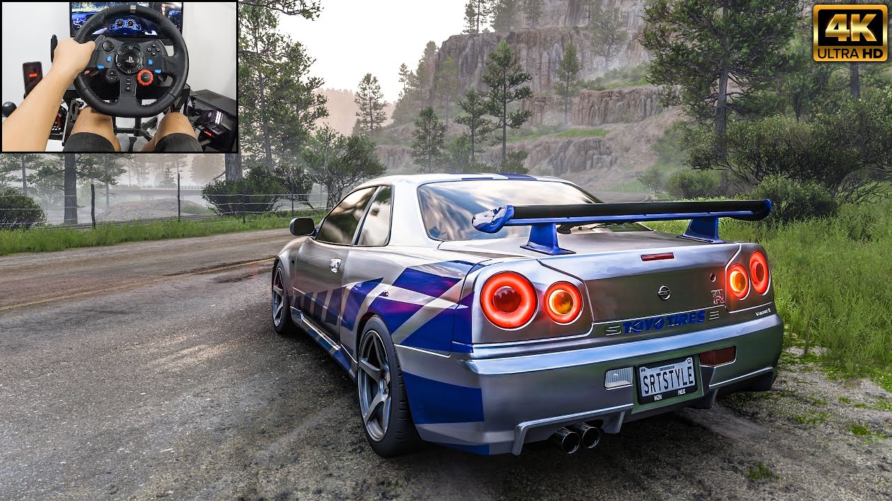 2002 Nissan Skyline GT-R V-Spec II - Forza Horizon 5 | Logitech g29 gameplay