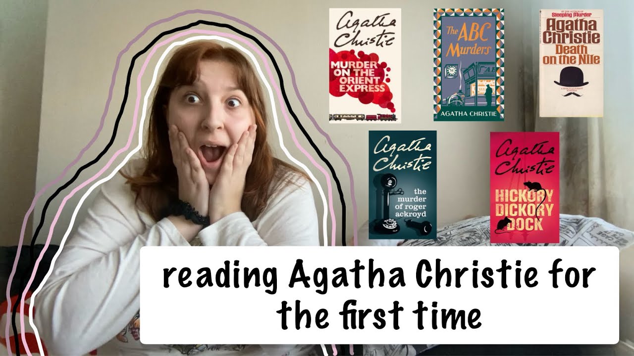 (finally) reading agatha christie books for the first time | reading vlog