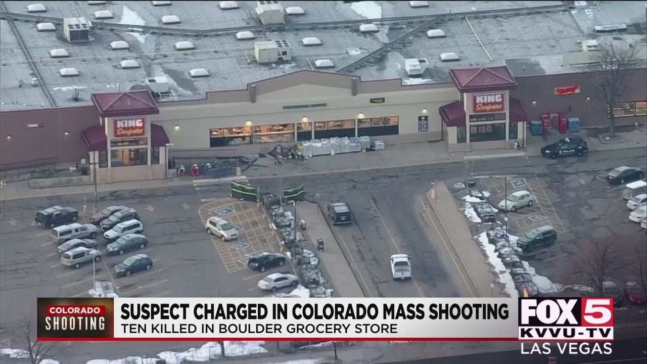 Suspect charges in Colorado mass shooting