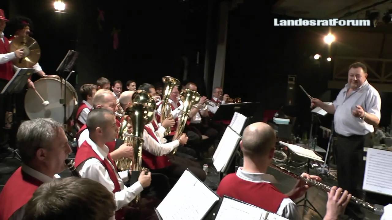 Ungarndeutscher Musikantenball in Werischwar  mit der Werischwarer Blaskapelle 2013
