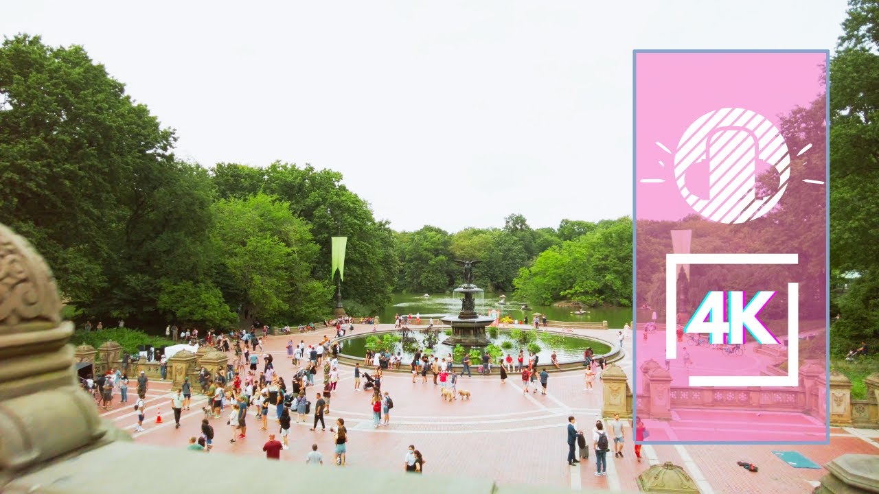 Bethesda Terrace 🎵 live music ⛲️ Fountain at Central Park, Pocket 2 Binaural 4K Walk #nyc