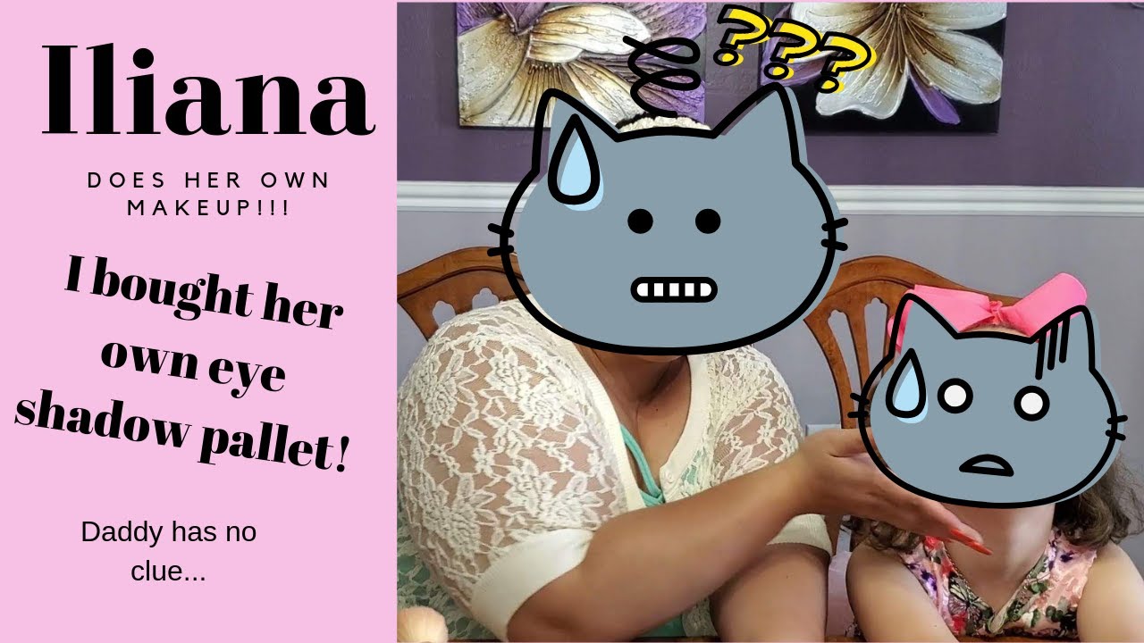 My daughter and I play with makeup!