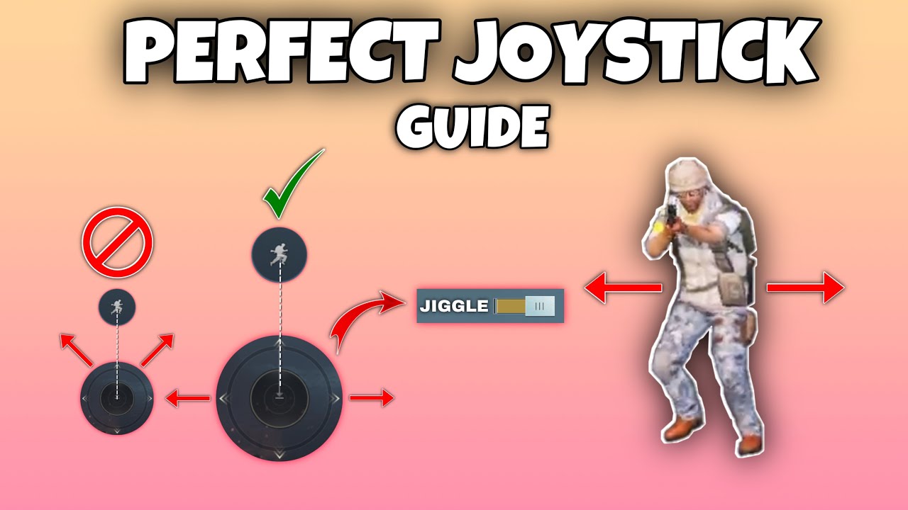 BEST JOYSTICK FOR FAST AND ACCURATE JIGGLE MOVEMENT🔥BEST JOYSTICK PLACEMENT AND SIZE JOYSTICK GUIDE