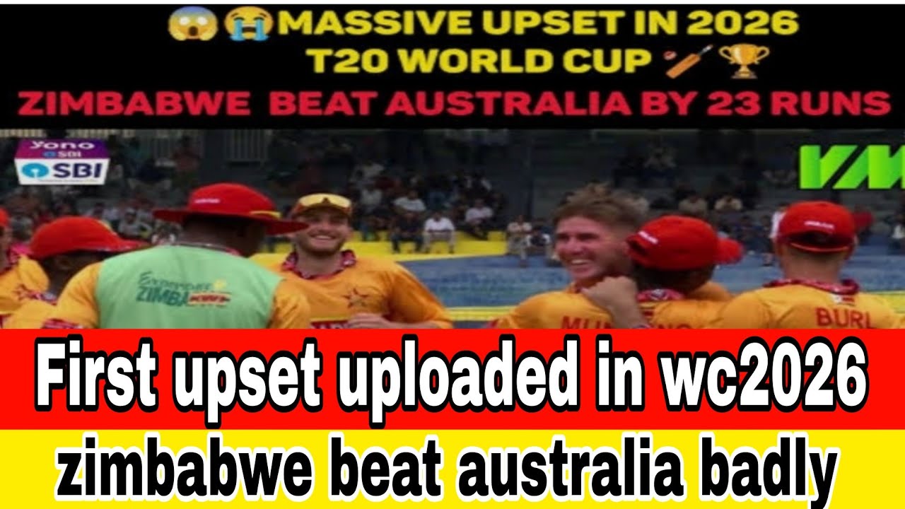 #zimvsaus #upsetint20wc2026 ZIMBABWE vs AUSTRALIA/zim upset win vs aus/sabkuch/muzarabani/evans/cwc
