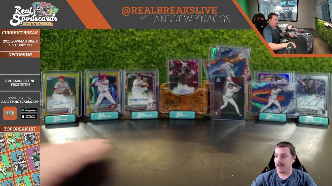 Part 2 2025 Bowman Draft #59 Hobby Pick Your Team