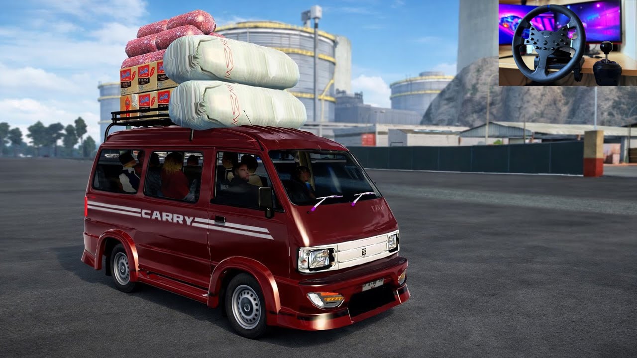 Extreme Narrow Mountain Roads with an Overloaded Suzuki Carry ST1000 | Euro Truck Simulator 2
