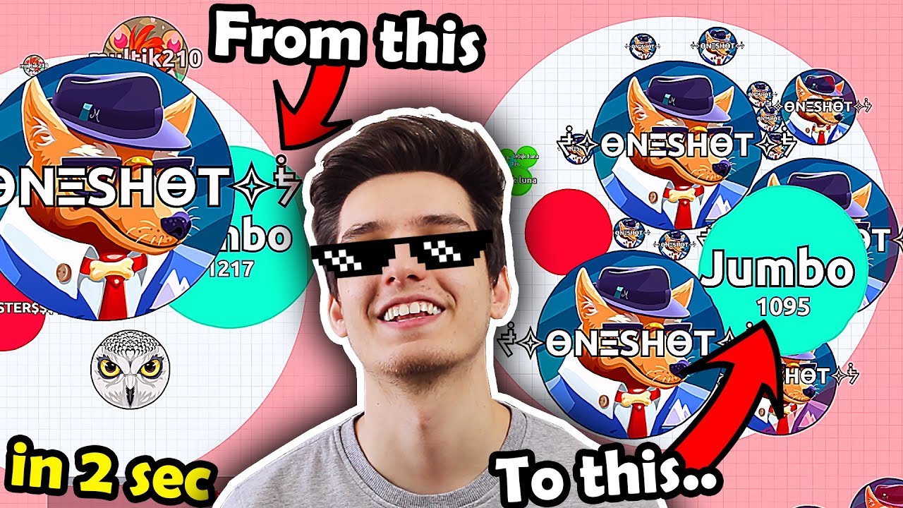 How i WIN every game in Agario Battle Royale!