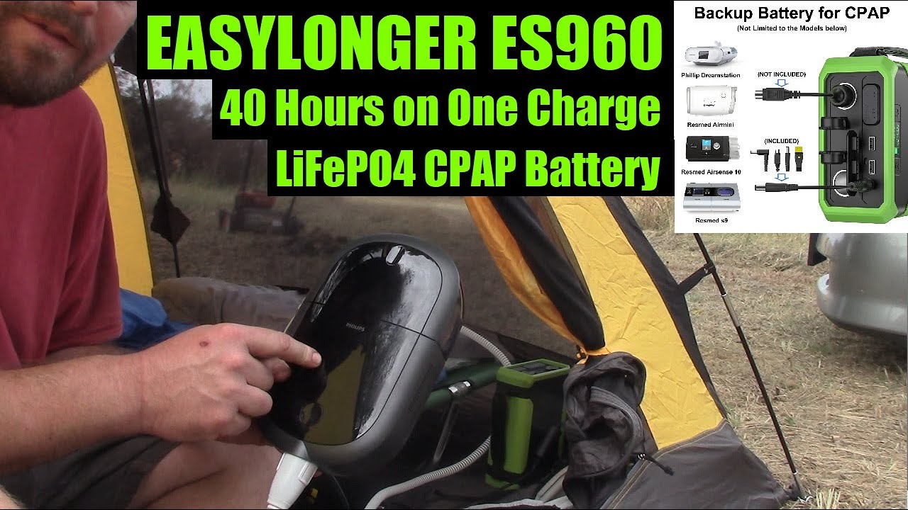 Review of the EASYLONGER CPAP Battery Backup ES960 297Wh 96000mAh Power Station for ResMed & Philips