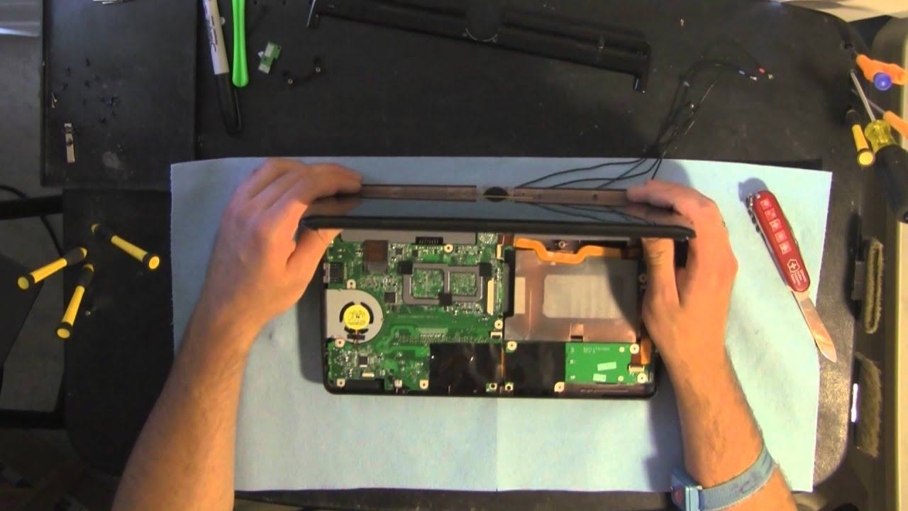 LENOVO IdeaPad S10-3T take apart video, disassemble, how to open disassembly