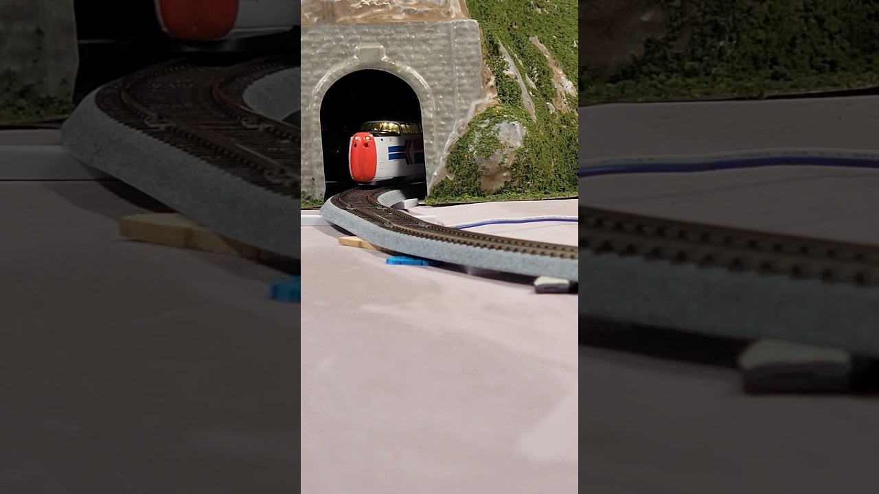 Amtrak Turbo Train Transporting Passengers Between Stations. #train #railway #modelrailroad