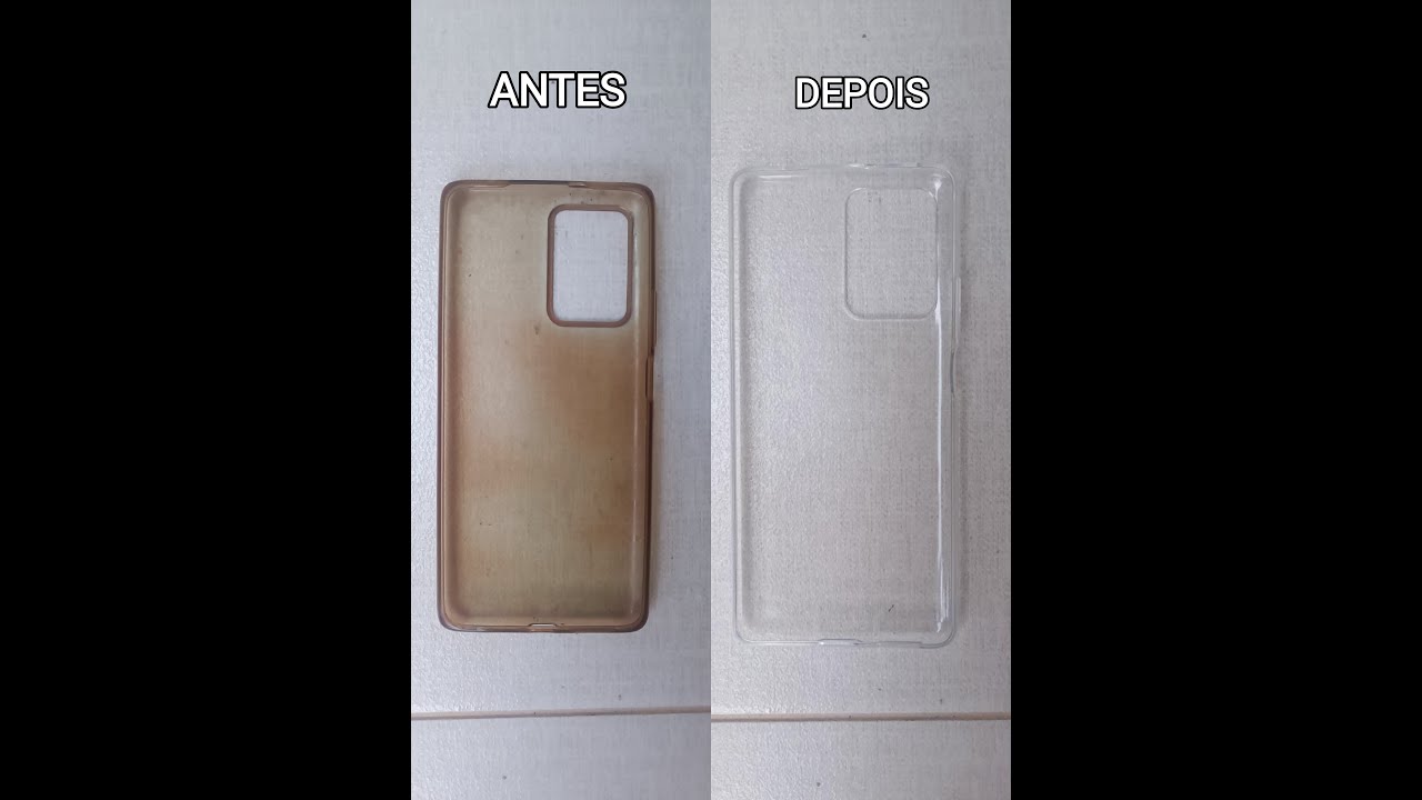 Limpar Capa de Celular Transparente, Super fácil!!!