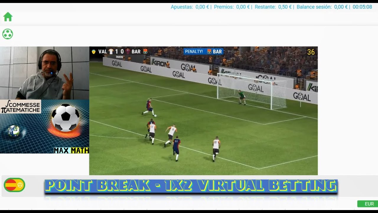 POINT BREAK - 1X2 VIRTUAL BETTING. Scommetti sul virtuale sul betting con copertura totale. MaxMath