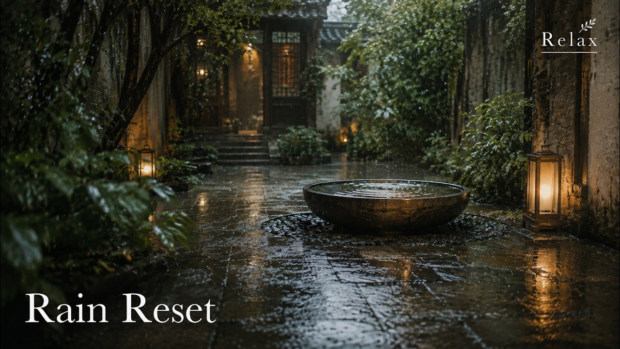 Relaxing Music + Flowing Water Sounds 🌿 Deep Sleep Music for Calm Mind & Inner Peace
