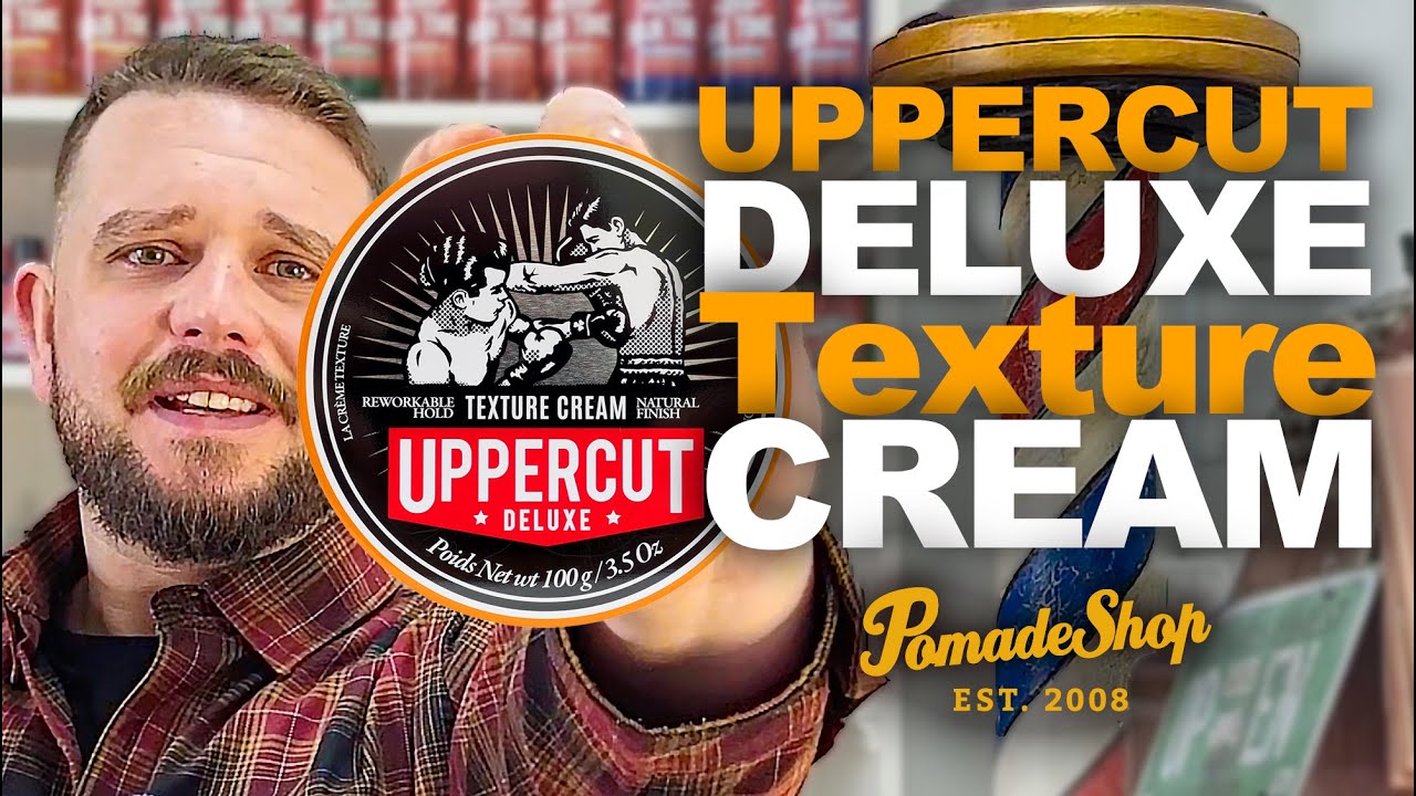 Uppercut Deluxe TEXTURE CREAM Pomade - F&uuml;r einen nat&uuml;rlichen Look - Review mit Max | PomadeShop