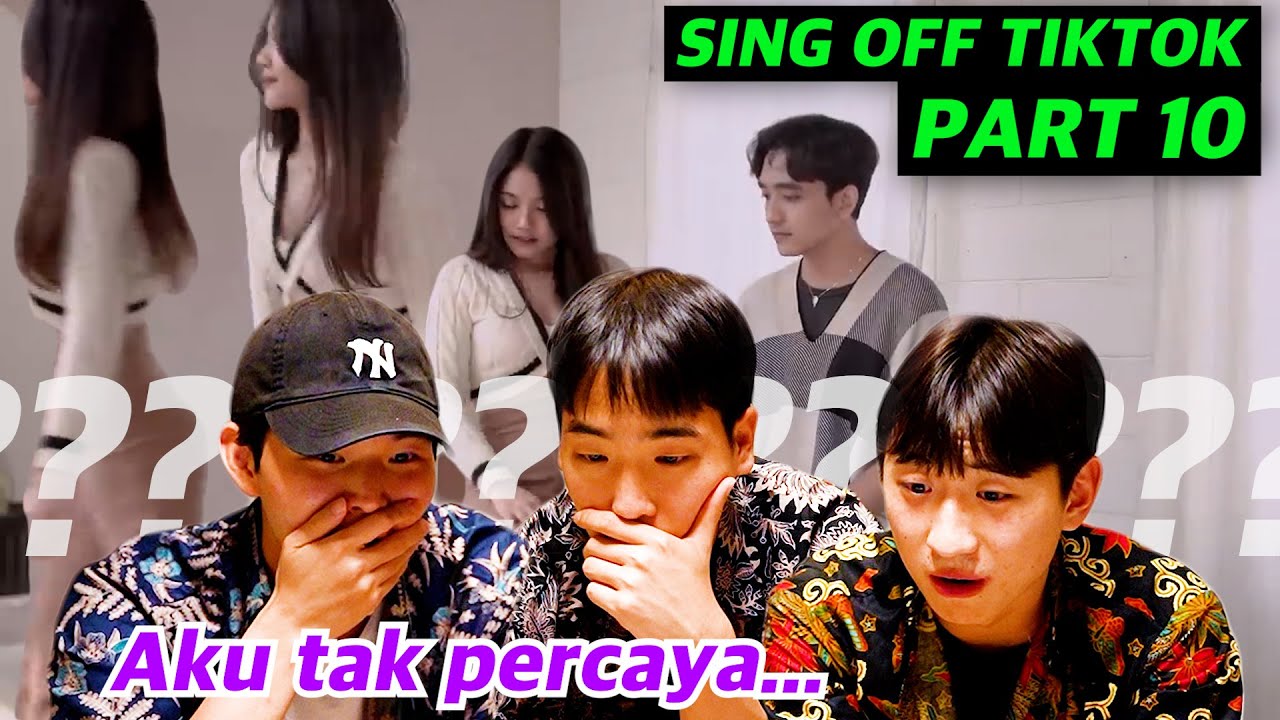 SERIUS??💔😱  SING OFF TIKTOK PART 10 [REAKSI KOREA, REZA, MIRRIAM EKA]
