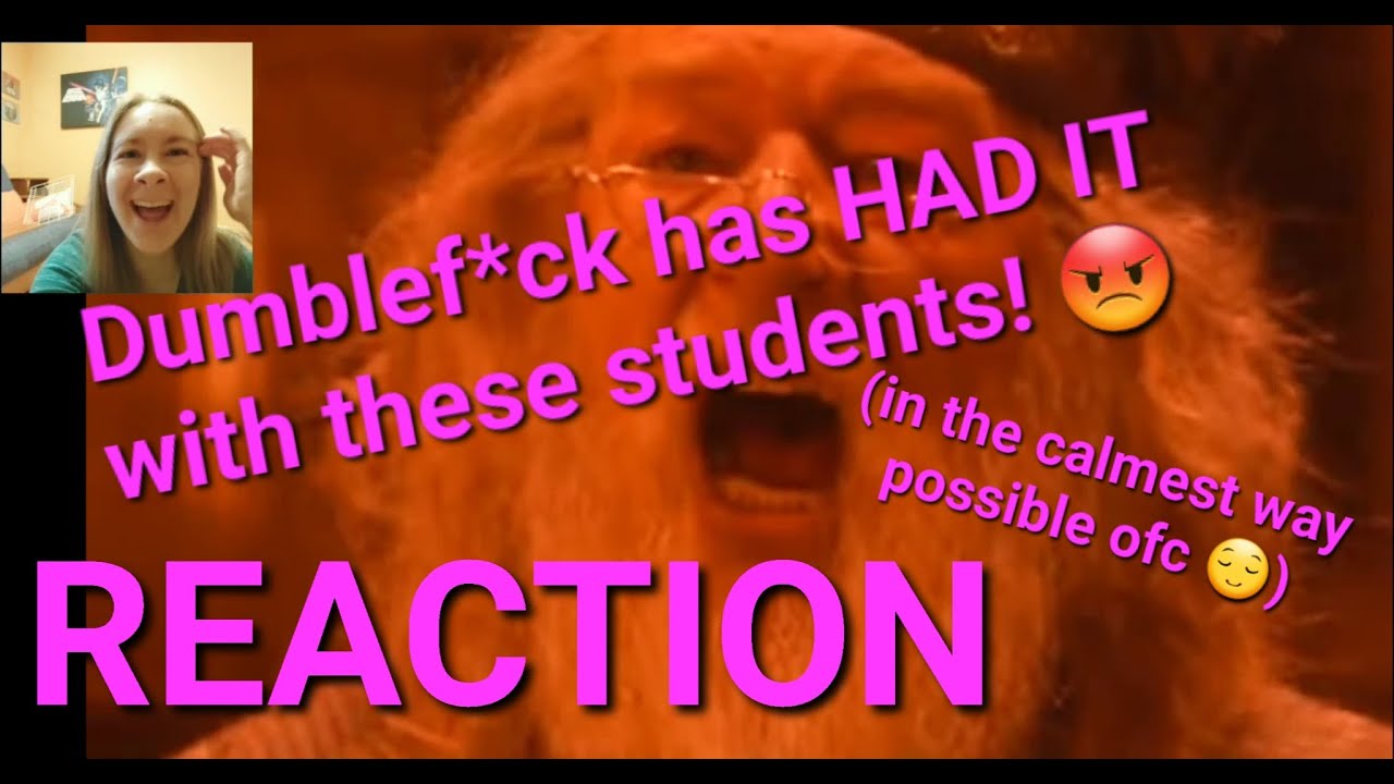 NO ONE HAS ANY CHILL! THE WRATH OF DUMBLEDORE [YTP] REACTION