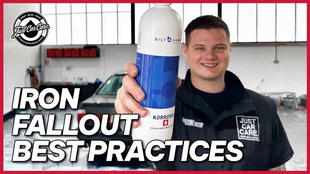 The BEST method to use iron fallout remover | Detailing Best Practices