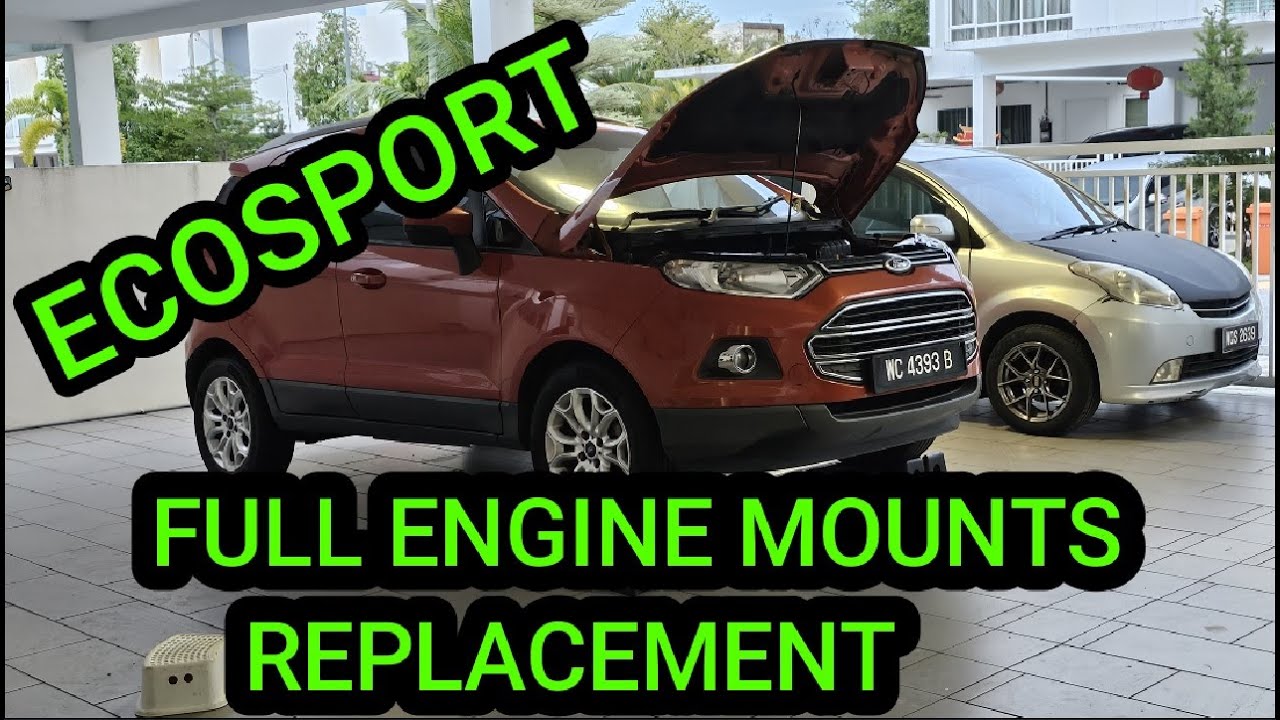 Ford Ecosport - Replacing all the engine mounts.