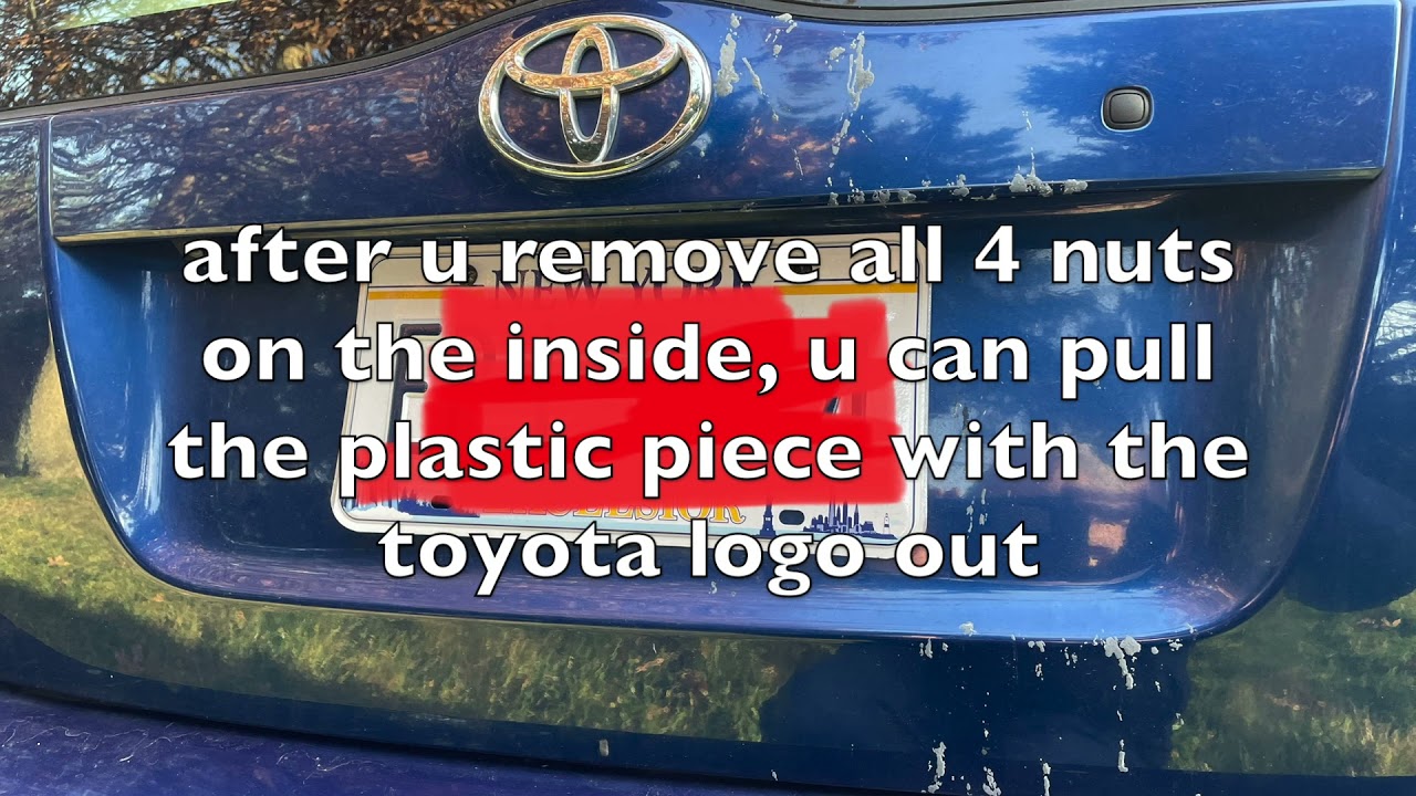 Replacing 2009 Toyota Prius backup camera