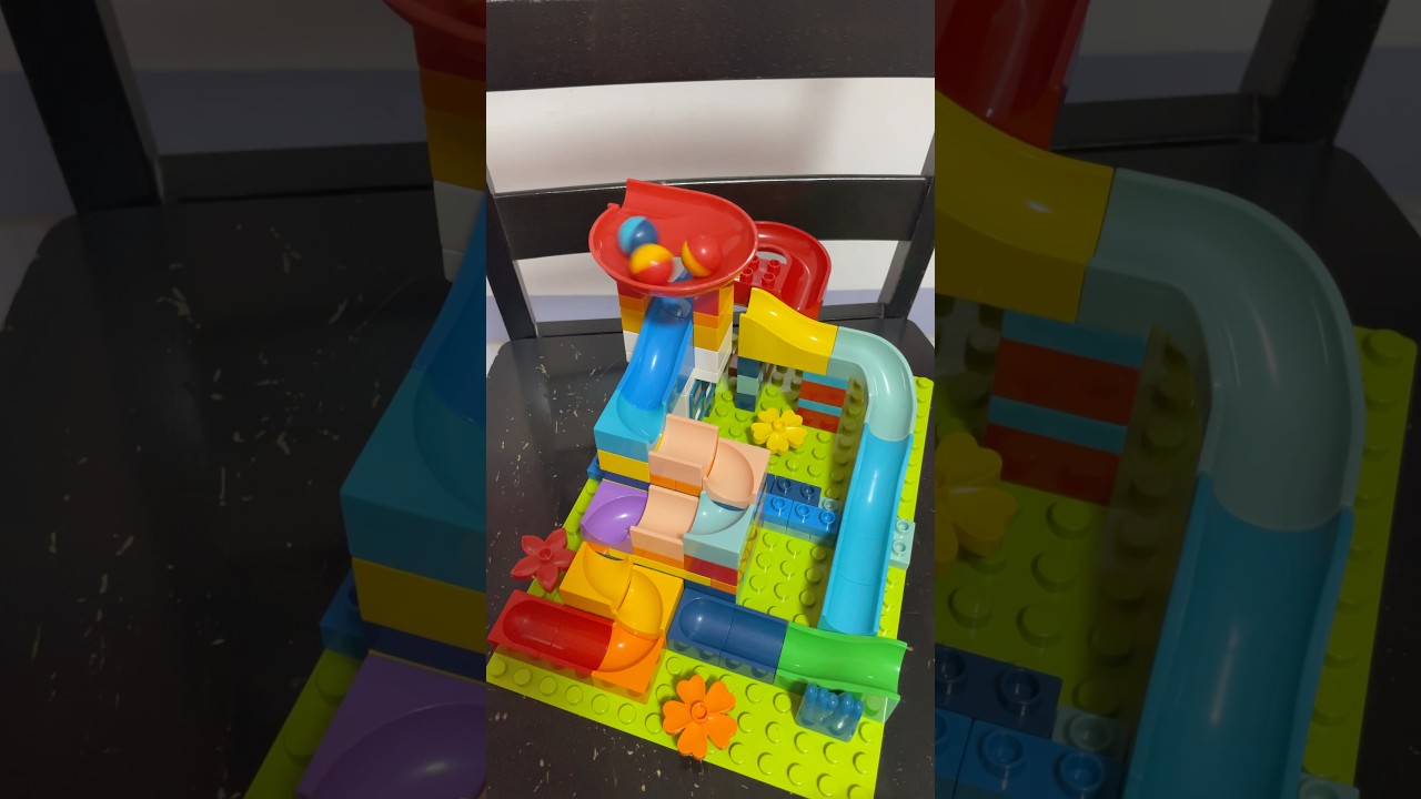 Satisfying Marble Run ASMR ✨02144 🟡🔴🔵 #marblerun #asmr #BratenelaBrats