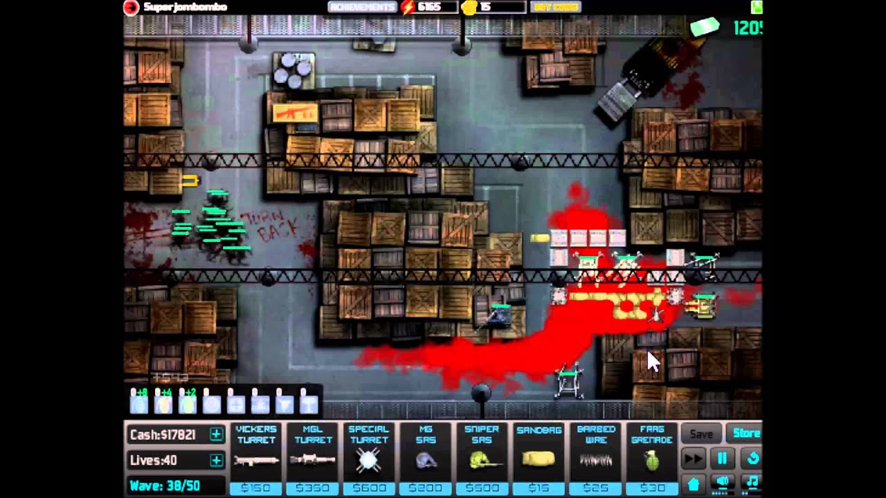 SAS Zombie Assault TD Dead Warehouse Elite