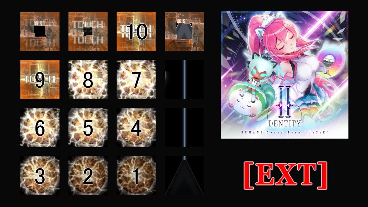【jubeat beyond the Ave.】[ ]DENTITY [EXT] 譜面確認