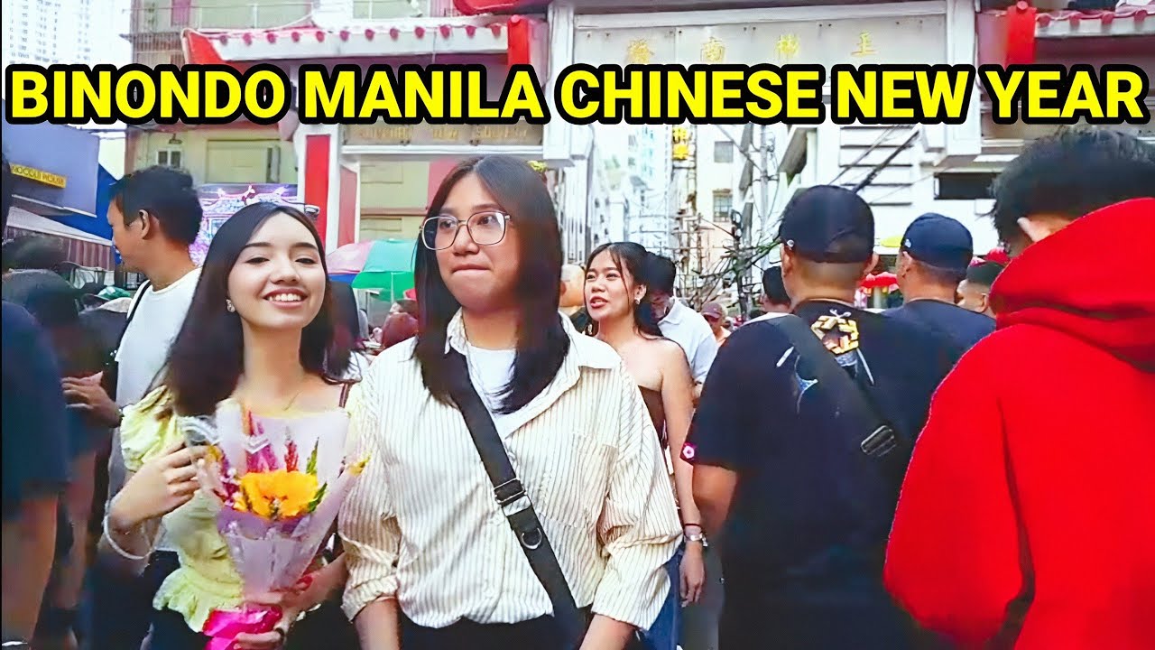 HUGE CROWD DURING CHINESE NEW YEAR IN BINONDO MANILA | PHILIPPINES 🇵🇭