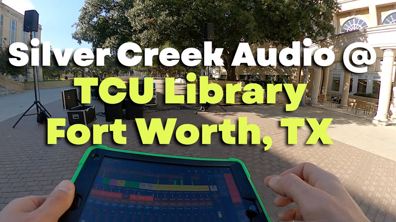 Outdoor PA System Setup at the TCU Library (How We Did It)