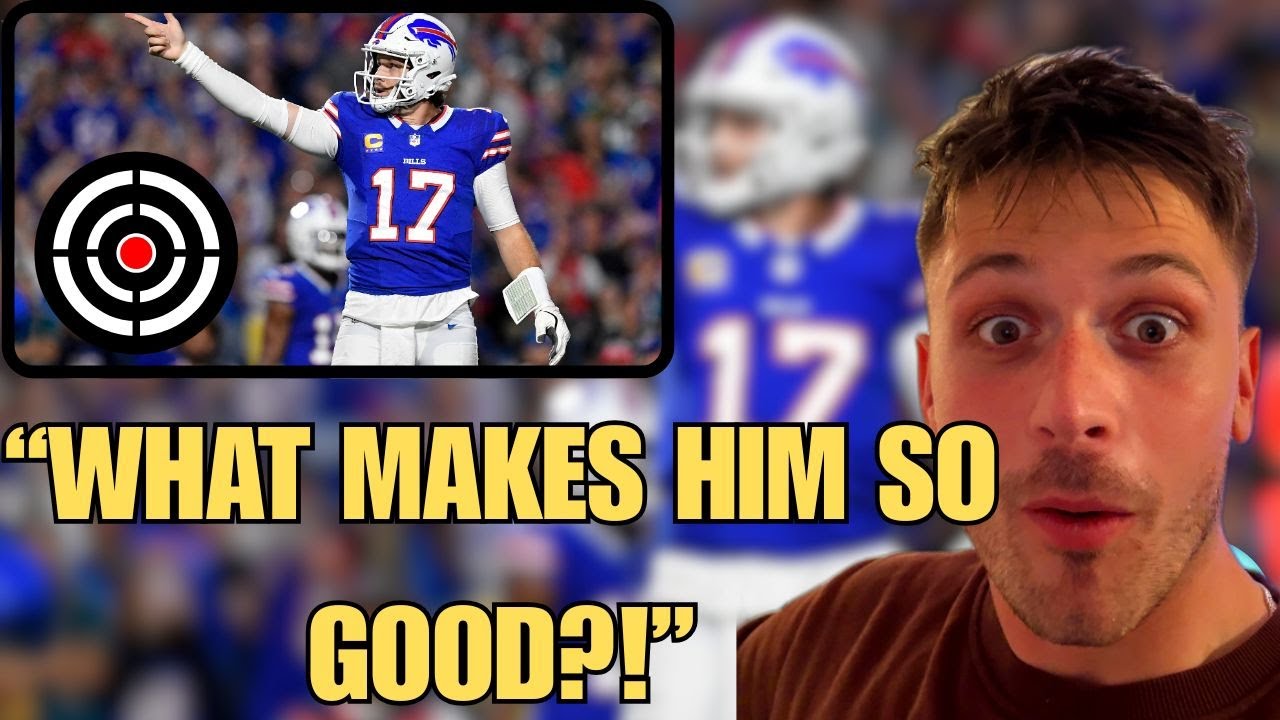 European Soccer Fan Reacts to Josh Allen's INSANE Highlights
