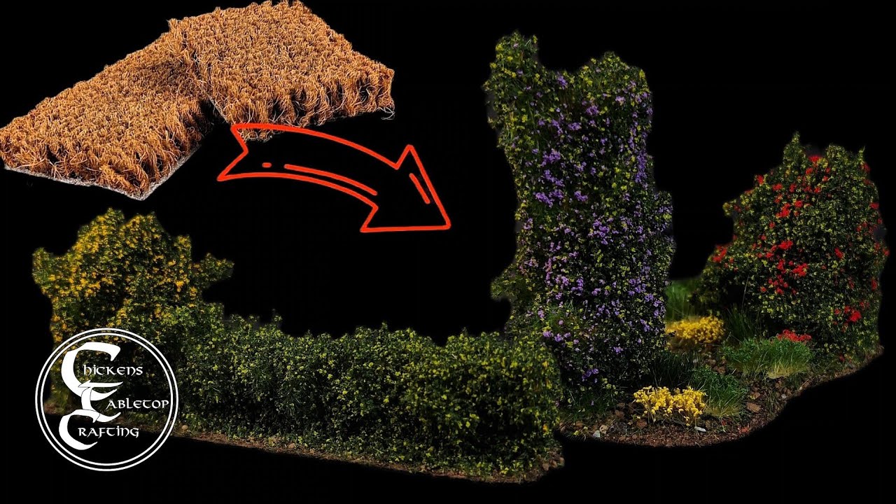 Building easy hedges and bushes