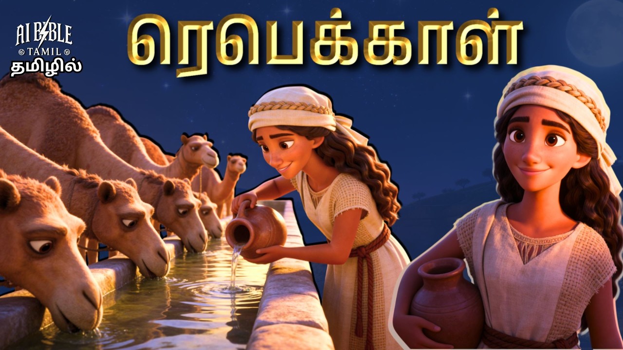 ரெபெக்காள் அனிமேஷன் கதை | தேவன் தேர்ந்தெடுத்த மணவாட்டி | Rebecca animation story in Tamil